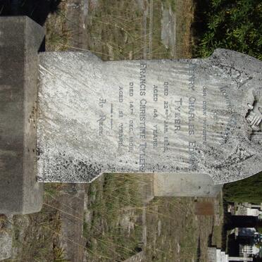 TYLER Henry Charles Edwin -1892 &amp; Francis Christine -1909