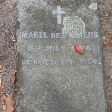 VILLIERS Mabel, de 1874-1954