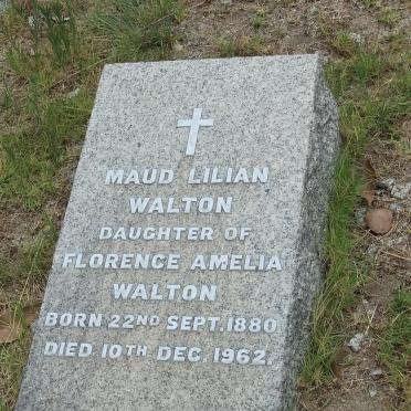 WALTON Maud Lilian 1880-1962