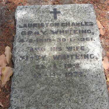 WHITEING Lauriston Charles Grey 1910-1961 &amp; Kitty 1912-1972