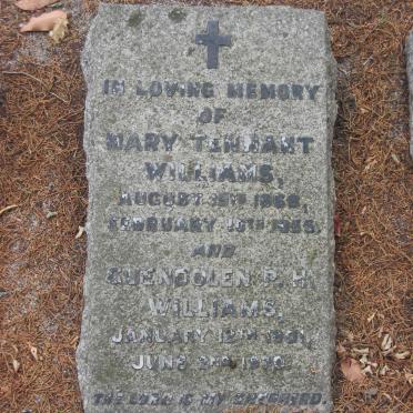 WILLIAMS Mary Tennant 1868-1955 :: WILLIAMS Guendolen P.H. 1901-1970