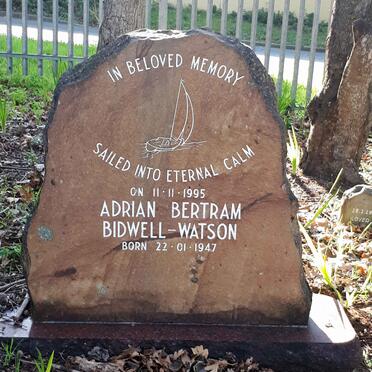 WATSON Adrian Bertram, BIDWELL 1947-1995
