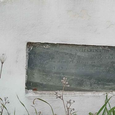 BECK Catharina nee CLOETE -1830