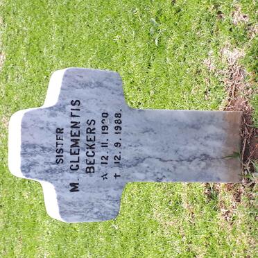 BECKERS M. Clementis 1920-1988