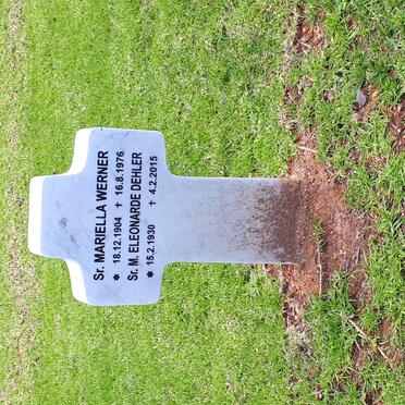 WERNER Mariella 1904-1976 :: DEHLER M. Eleonarde 1930-2015