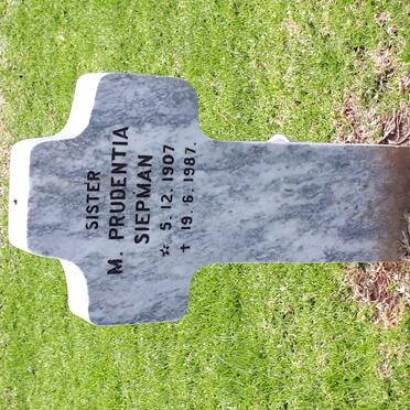 SIEPMAN M. Prudentia 1907-1987