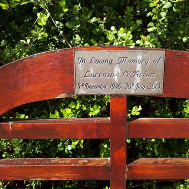 O'BRIEN Lorraine 1940-2013