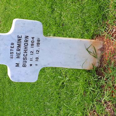 BUSCHHORN M. Hermine 1904-1981