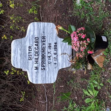 SPRINKMEYER M. Hildegard 1911-1994