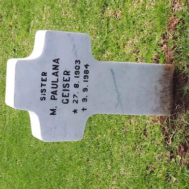 GEISER M. Paulana 1903-1984