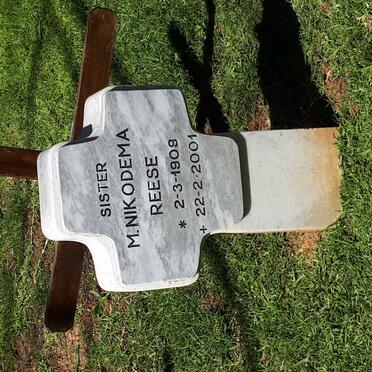 REESE M. Nikodema 1909-2001