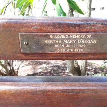 O'REGAN Bertha Mary 1929-1994