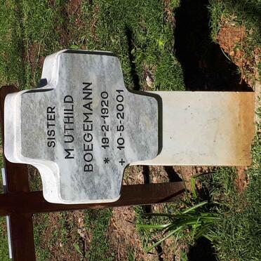 BOEGEMANN M. Uthild 1920-2001