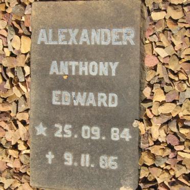 ALEXANDER Anthony Edward 1?84-1?85