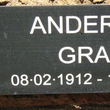 ANDERSON Grant 1912-2002