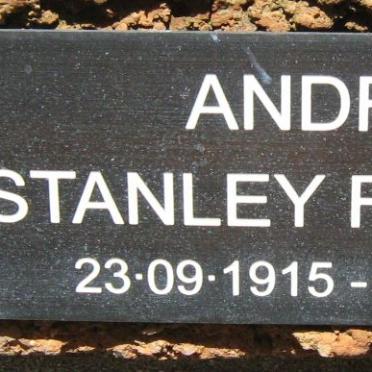 ANDREW Stanley Reginald 1915-2001