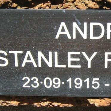 ANDREW Stanley Reginald 1915-2001
