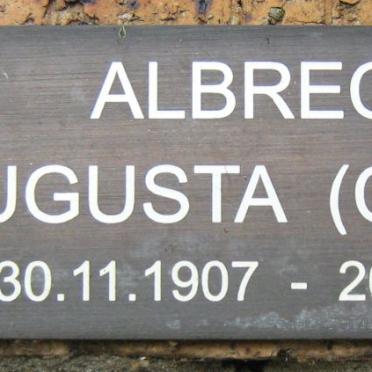 ALBRECHT Augusta nee CLOETE 1907-1994