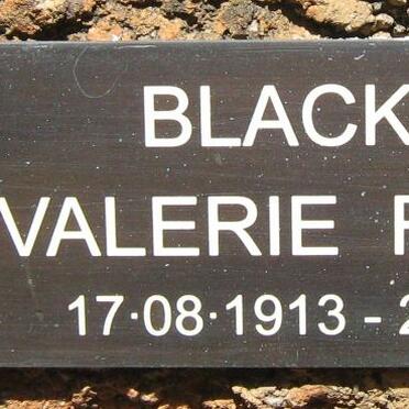 BLACKMAN Valerie Romola 1913-2002