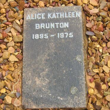 BRUNTON Alice Kathleen 1895-1975