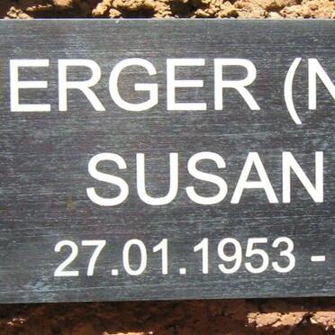 BUERGER Susan Mary nee JOYNT 1953-2005