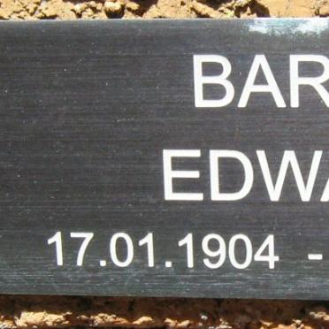 BARRY Edward 1904-1996