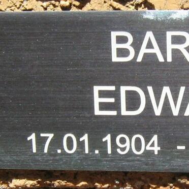 BARRY Edward 1904-1996