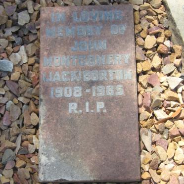 BORTON John Montgomery 1908-1985