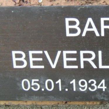 BARNES Beverley John 1934-1997