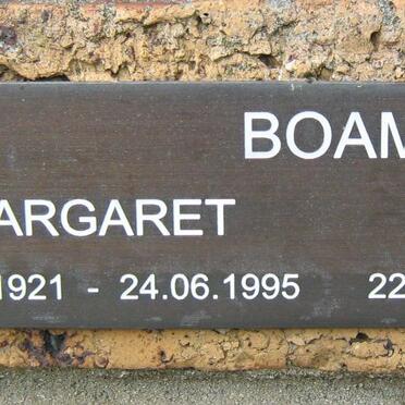 BOAM Laurie 1911-1995 &amp; Margaret 1921-1995