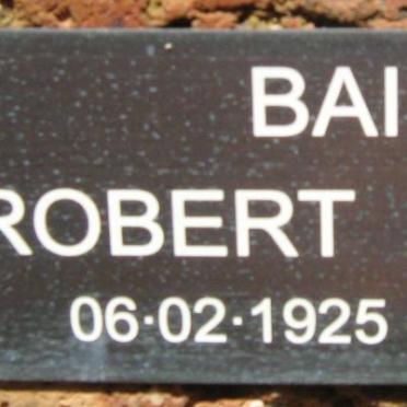 BAILEY Robert Anthony 1925-1995