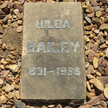 BAILEY Hilda 1891-1986