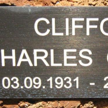 CLIFFORD Charles Gerald 1931-2007