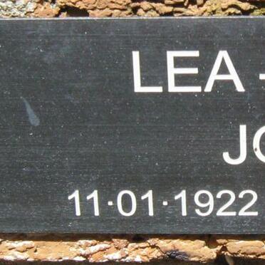 COX Joy, LEA 1922-2004