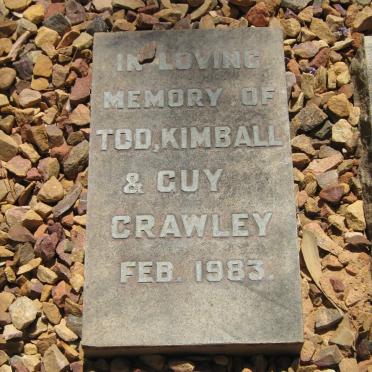 CRAWLEY Tod -1983 :: CRAWLEY Kimball -1983 :: CRAWKEY Guy -1983
