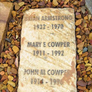 COWPER John M. 1911-1996 &amp; Mary E. 1911-1992 :: ARMSTRONG Brian 1932-1970