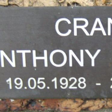 CRANK Anthony Robert 1928-1998