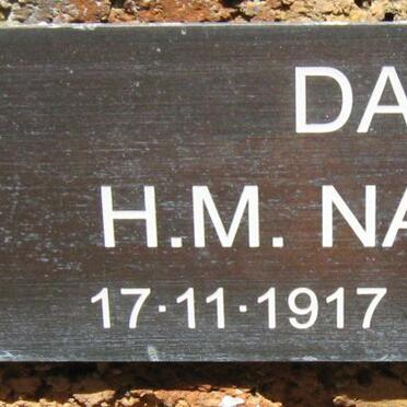 DANN H.M. Nanette 1917-2004