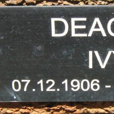 DEACON Ivy 1906-1996