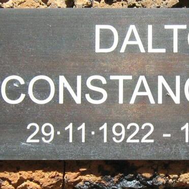 DALTON Constance May 1922-2004