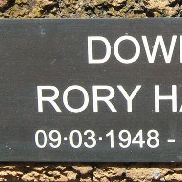 DOWNEY Rory Harold 1948-2001