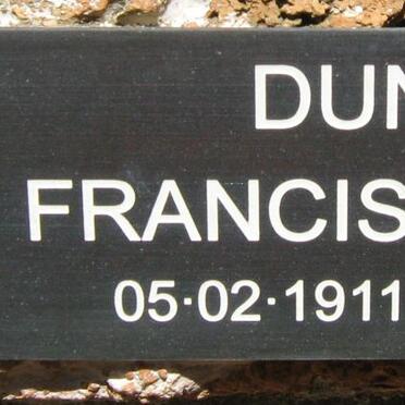 DUNCAN Francis Victoria 1911-2001