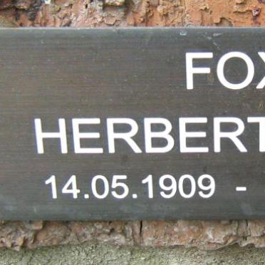 FOX Herbert John 1909-1991