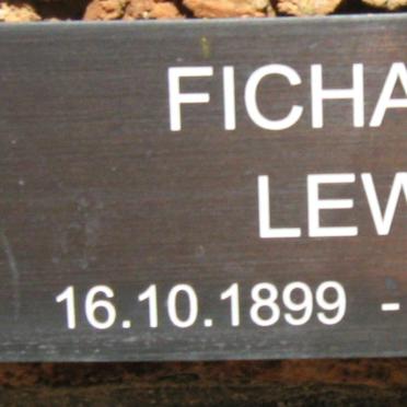 FICHARDT Lewis 1899-1972