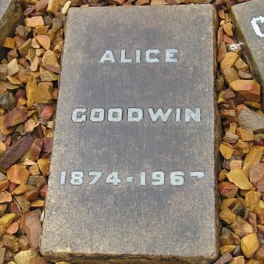 GOODWIN Alice 1874-196?