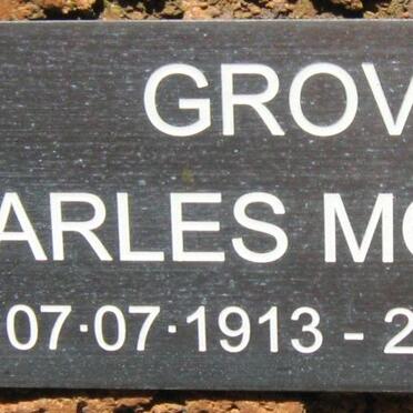 GROVER Charles Montague 1913-1998