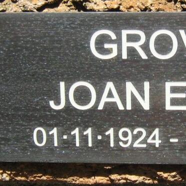GROVER Joan Esdon 1924-2004