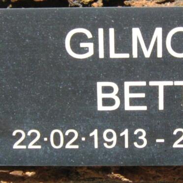 GILMOUR Betty 1913-1993