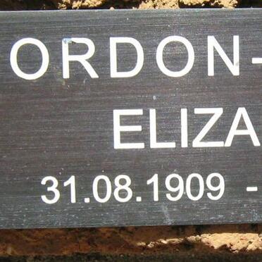 GRAHAM Elizabeth, GORDON 1909-2001