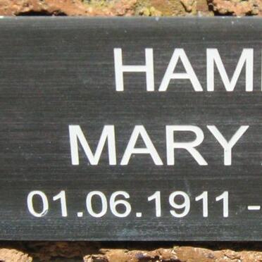 HAMBLIN Mary Alice 1911-2005